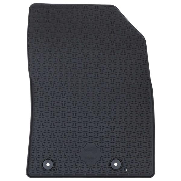 Autofußmatte 4 pcs Schwarz Gummi