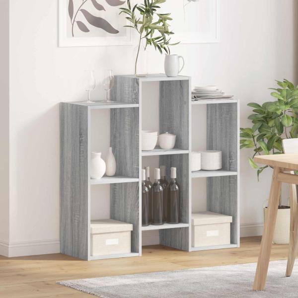 ARDEBO.de - Sideboard Graues Sonoma 90 x 30 x 90 cm