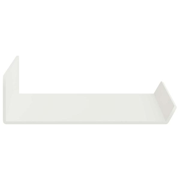 Wandregal mit Regal Wandmontiert 3 pcs Weiß 40 x 9 x 2,5 cm