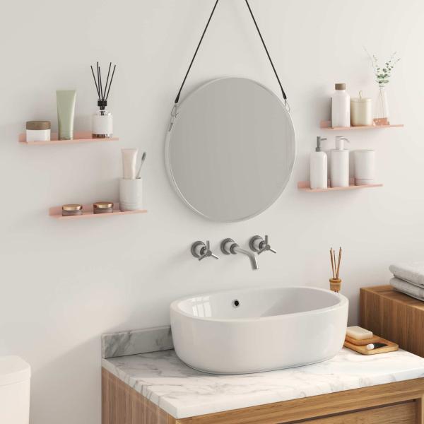 Wandregal mit Regal Wandmontiert 4 pcs Rosa 30 x 9 x 2,5 cm