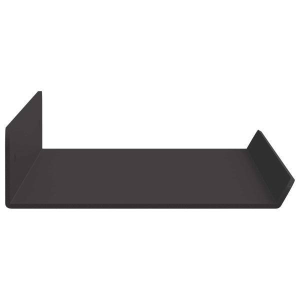 Wandregal mit Regal Wandmontiert 4 pcs Schwarz 40 x 9 x 2,5 cm