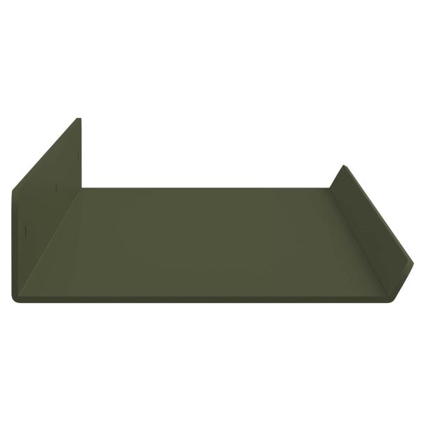 Wandregal mit Regal 2 pcs Olive Grün 60 x 9 x 2,5 cm