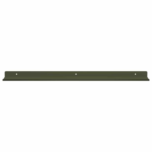 Wandregal mit Regal 4 pcs Olive Grün 60 x 9 x 2,5 cm