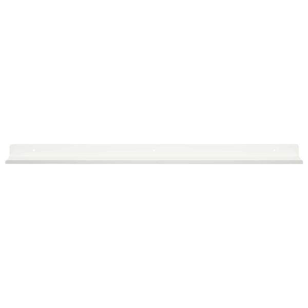 Wandregal mit Regal Wandmontiert 4 pcs Weiß 60 x 9 x 2,5 cm