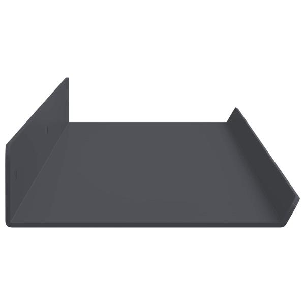 Wandregal mit Regal 2 pcs Anthrazit 80 x 9 x 2,5 cm