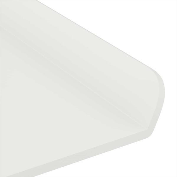 ARDEBO.de - Wandregal mit Regal Wandmontiert 2 pcs Weiß 80 x 9 x 2,5 cm