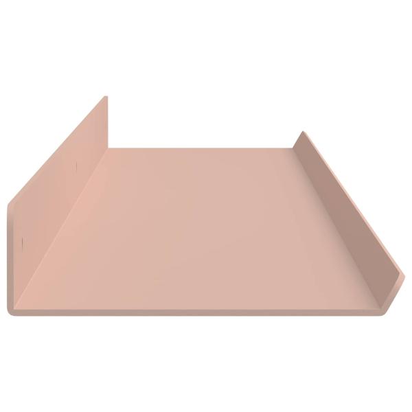 Wandregal mit Regal Wandmontiert 2 pcs Rosa 100 x 9 x 2,5 cm