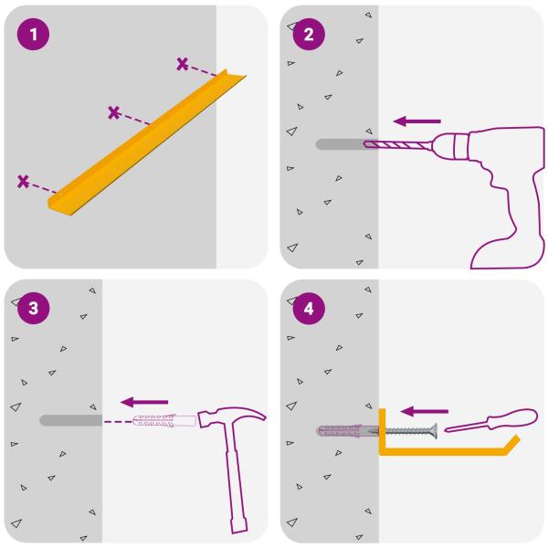 Wandregal mit Regal 2 pcs Senfgelb 100 x 9 x 2,5 cm