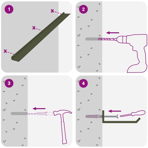 Wandregal mit Regal 2 pcs Olive Grün 100 x 9 x 2,5 cm