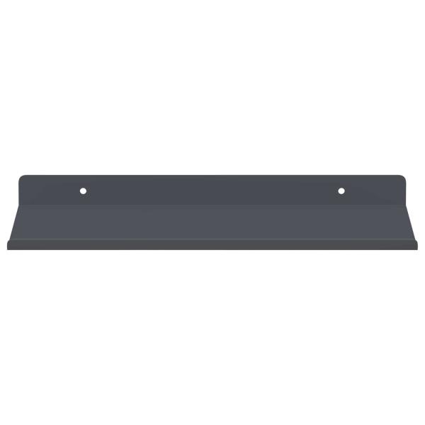 Wandregal mit Regal 2 pcs Anthrazit 30 x 18 x 2,5 cm