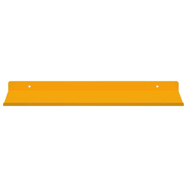 Wandregal mit Regal 2 pcs Senfgelb 40 x 18 x 2,5 cm