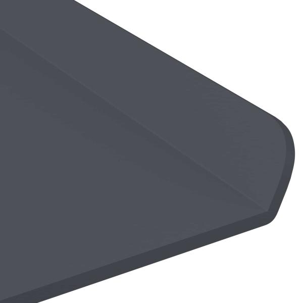ARDEBO.de - Wandregal mit Regal 4 pcs Anthrazit 80 x 18 x 2,5 cm