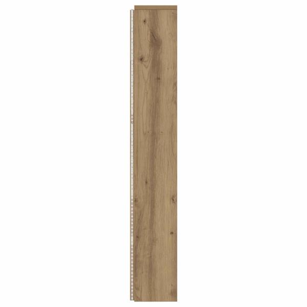 Kopfteil-Schrank mit LED Artisan-Eiche Holzwerkstoff