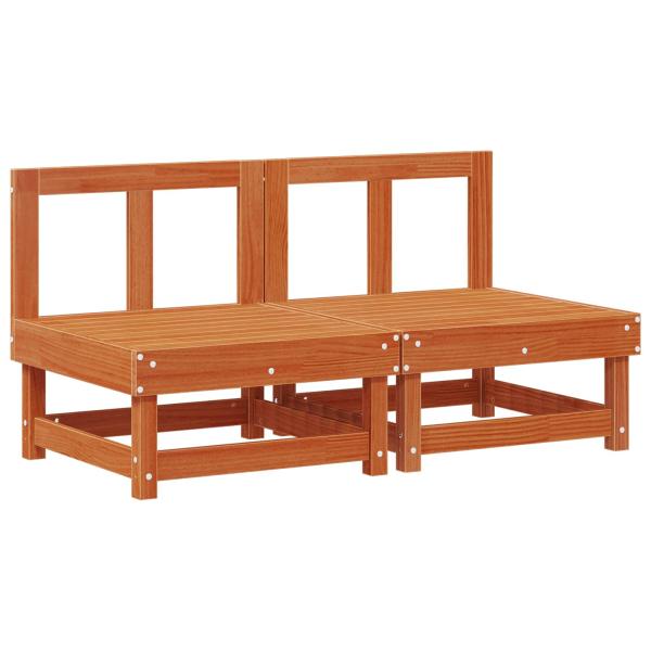 2 Stück Sectional Sofa Einheiten Massivholz Kiefer