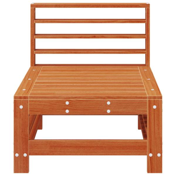 Sectional Sofa Einheiten Massivholz Kiefer Wachsbraun