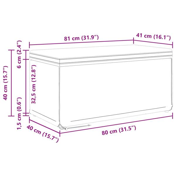 Hocker Dunkelgrün 81 x 41 x 40 cm Samt und Engineering Holz