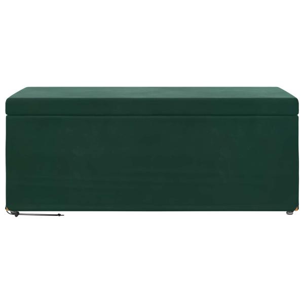 Hocker Dunkelgrün 101 x 41 x 40 cm Samt und Engineering Holz