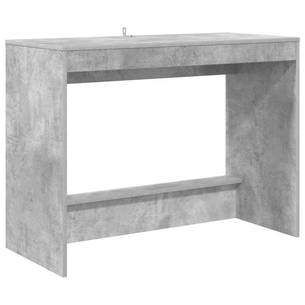 ARDEBO.de - Bett-Schreibtisch Beton Grau 100 x 45 x 75 cm Holzwerkstoff
