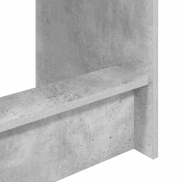 Bett-Schreibtisch Beton Grau 100 x 45 x 75 cm Holzwerkstoff