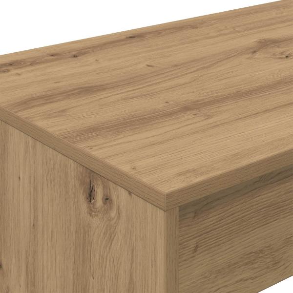Bett-Schreibtisch Artisan-Eiche 100 x 45 x 75 cm Holzwerkstoff