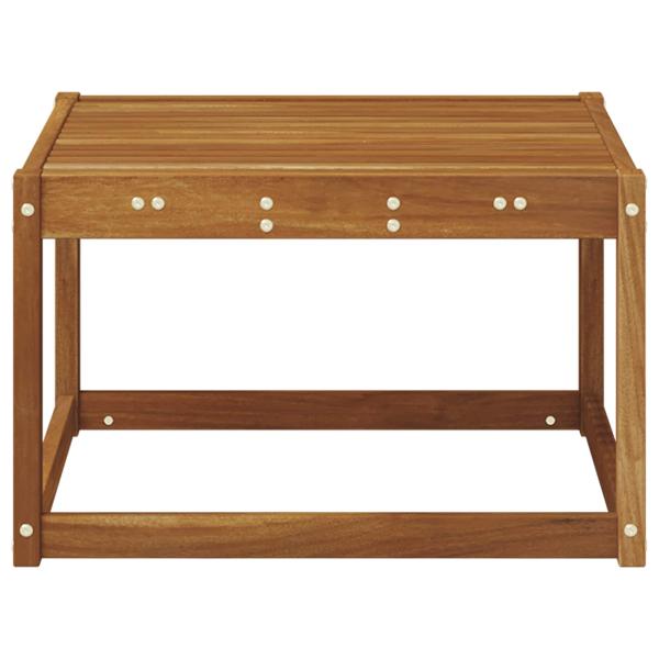 Tisch für Outdoor Massivholz Akazie Natur 59 x 59 x 37 cm