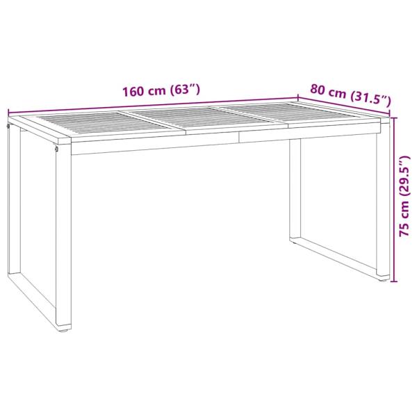 Garten Essgruppe 7 pcs Grau und Braun Poly-Rattan
