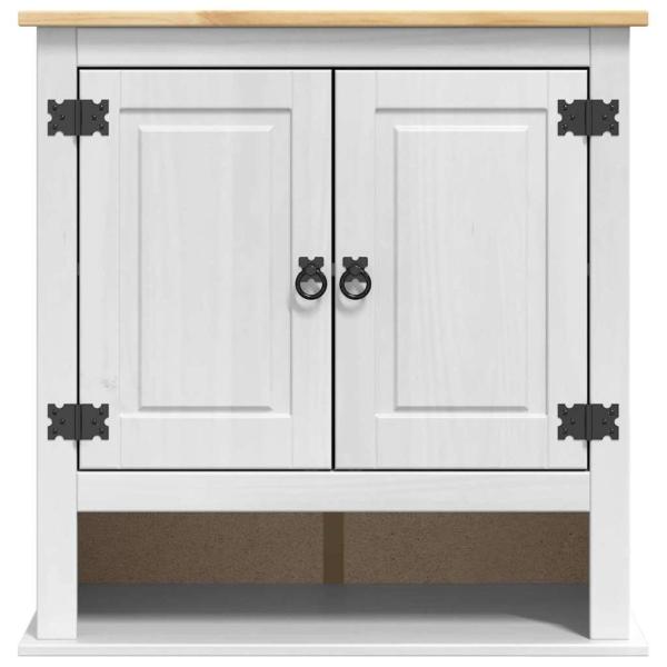 Hängeschrank Corona Weiß 70 x 33 x 71,5 cm Massives Kiefernholz