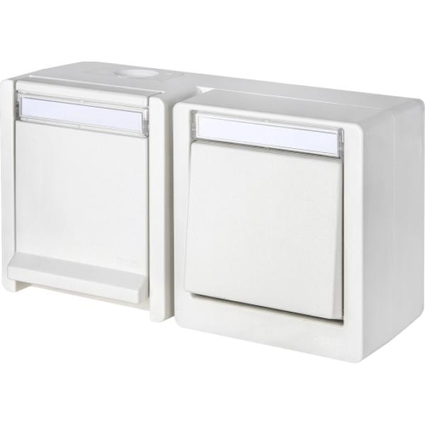 OPUS-RESIST OPUS-Res-Schalt/Stedo, quer,ws IP55