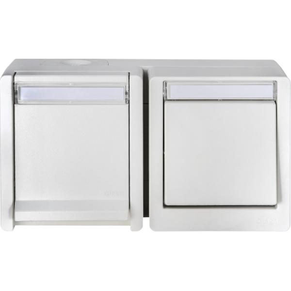 OPUS-RESIST OPUS-Res-Schalt/Stedo, quer,ws IP55