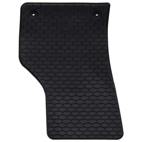 Autofußmatte 4 pcs Schwarz Gummi