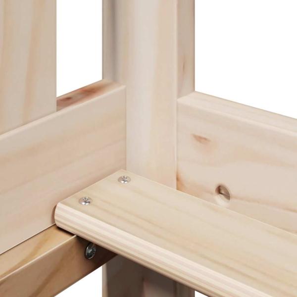 Tagesbett mit Dach 80x200 cm Massivholz Kiefer