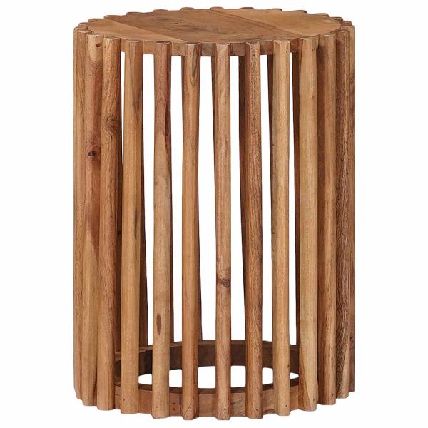 Beistelltisch-Set mit Speicher mit Tür Braun 40 x 40 x 45 cm