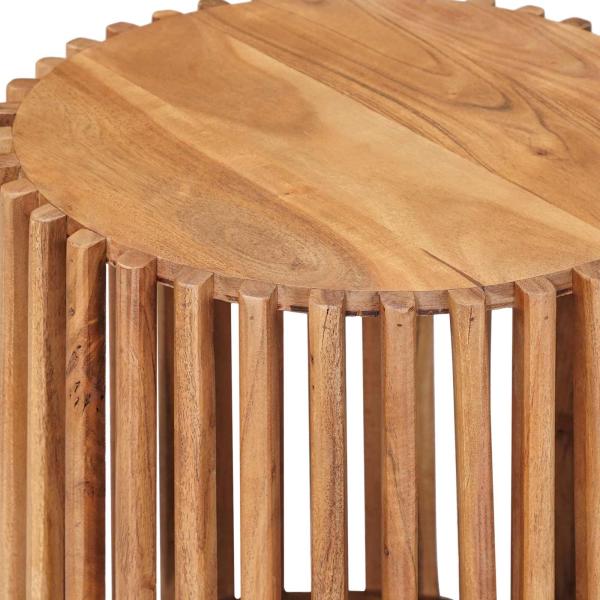 Beistelltisch-Set mit Speicher mit Tür Braun 40 x 40 x 45 cm