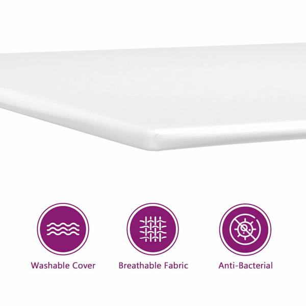 Boxspringbett mit Matratze Schwarz 90 x 190 cm Stoff