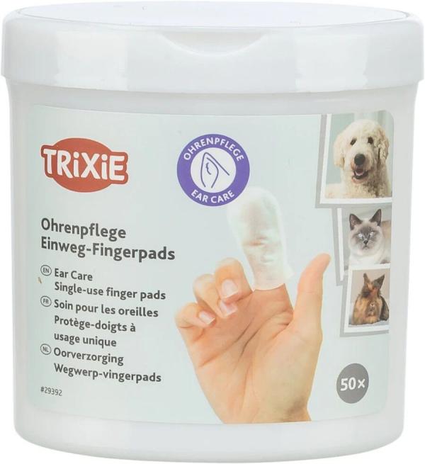 ARDEBO.de Trixie Ohrenpflege Fingerpads 50 Stk.