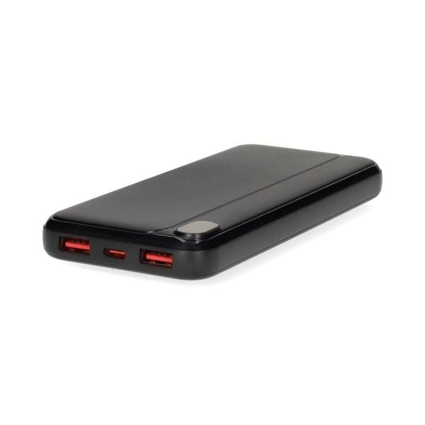 powerbank | 10000 mAh | 1.5 / 1.67 / 2.0 / 2.22 / 3.0 A | Anzahl der Ausgänge: 3 | Ausgangsanschluss: 1x USB-C? / 2x USB-A | Eingangsverbindung: 1x USB-C? | PD3.0 20W | Lithium-Polymer | Anzeige