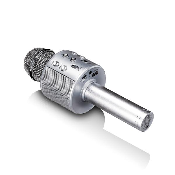 Karaoke-Mikrofon mit Bluetooth-Lautsprecher, USB- und Micro SD-Player