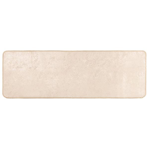 Teppichläufer MARSA Creme 50 x 150 cm Polyester und PVC