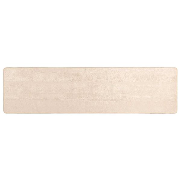 Teppichläufer MARSA Creme 250 x 100 cm Polyester und PVC