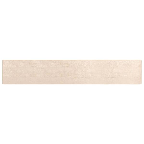Teppichläufer MARSA Creme 100 x 450 cm Polyester und PVC