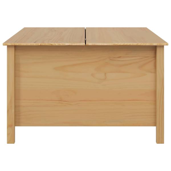 Couchtisch mit Schubladen HILL Honigbraun 79,5 x 79,5 x 49 cm