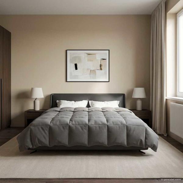 ARDEBO.de - Sommerdecke 240 x 260 cm Sommer Mikrofaser (100% Polyester)