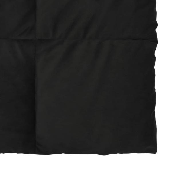 Ganzjahresbettdecke 240 x 220 cm 4 Jahreszeiten Schwarz