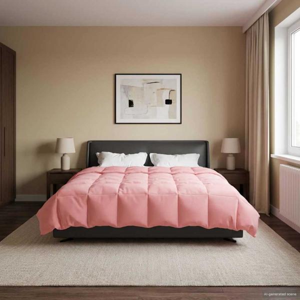 ARDEBO.de - Winterbettdecke 220 x 260 cm Winter Mikrofaser (100% Polyester)