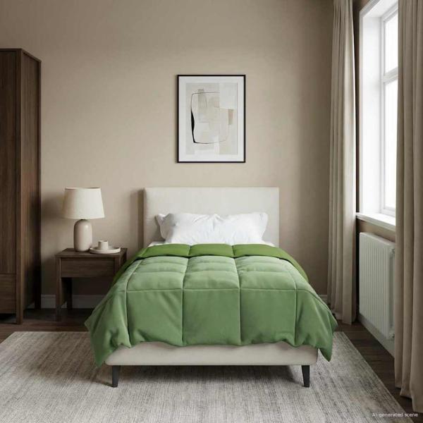 ARDEBO.de - Winterbettdecke 140 x 200 cm Winter Mikrofaser (100% Polyester)