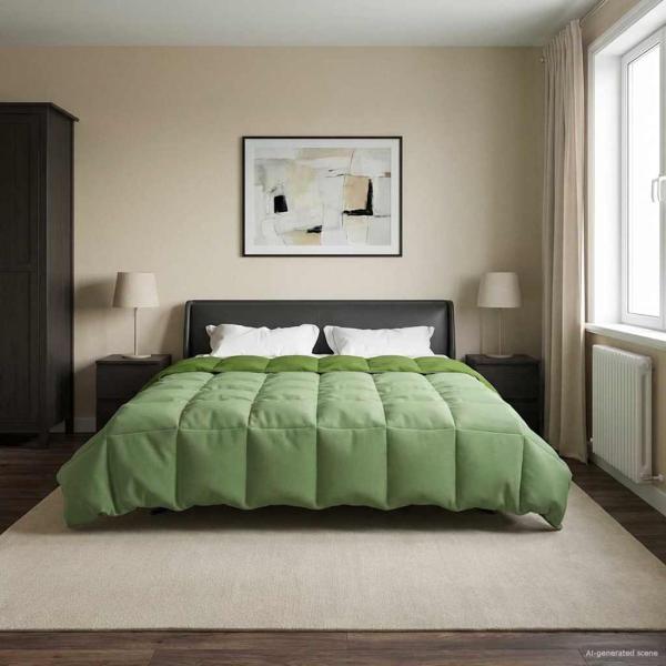 ARDEBO.de - Winterbettdecke 200 x 220 cm Winter Mikrofaser (100% Polyester)