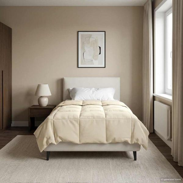 ARDEBO.de - Winterbettdecke 135 x 220 cm Winter Mikrofaser (100% Polyester)