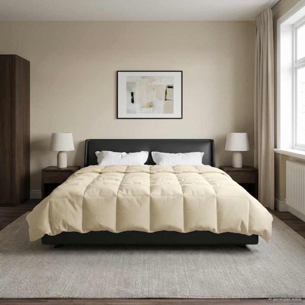 ARDEBO.de - Winterbettdecke 220 x 240 cm Winter Mikrofaser (100% Polyester)