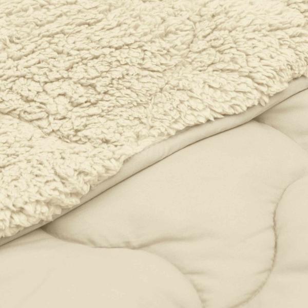 Sommerdecke 220 x 240 cm Sommer Creme Atmungsaktiv