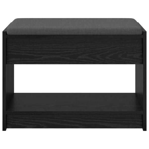 Flurbank Schwarz Eichen-Optik 63 x 38 x 45 cm